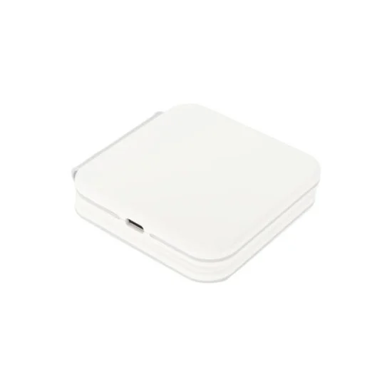 Dviced 2-in-1 foldable magnetic wireless charger - White